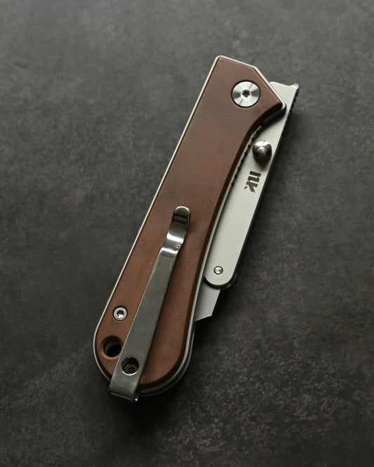 NUKNIVES Copper Handle Quick-Open Replaceable Blade Utility Knife | Kumpanter U23