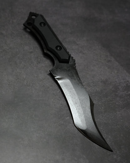 Black-One 日本製 固定刃ナイフ 松田菊男（松田昌之）作｜青紙スーパー鋼｜G10 ブラック