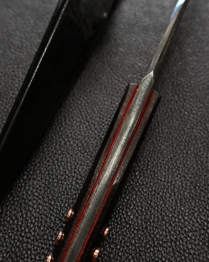 Recommended Artist Yukio Nibu One-Off Custom Knife No. R7-24 Reclaimed Japanese Sword Fragment