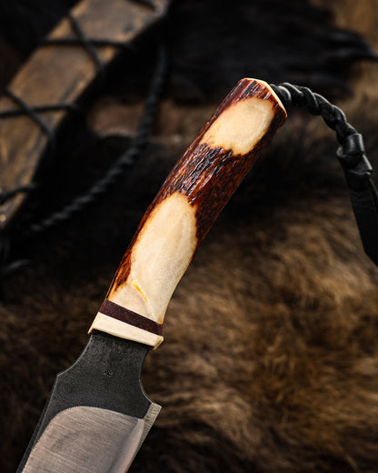 Made in Japan  Hidetsugu Shimada "Ishitora" Custom Handmade Hunting Knife