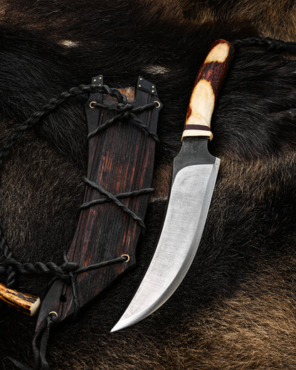 Made in Japan  Hidetsugu Shimada "Ishitora" Custom Handmade Hunting Knife