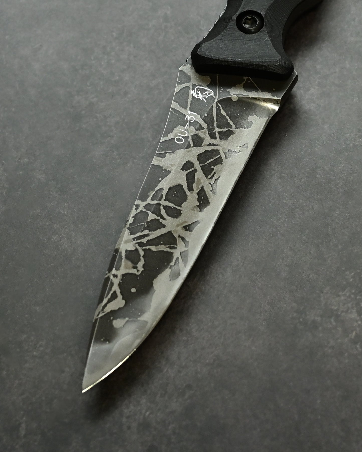 Kiku Matsuda Kikuknives Kofuu Black Outdoor Fixed Blade Handcrafted in Japan