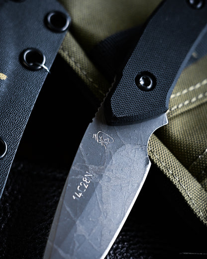 Kiku Knives 松田菊男 シン-カジカ カスタムアウトドアナイフ 14C28Nブレード