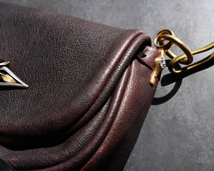 Wtopia CH4 ハンドメイド・カスタムバッグ バーガンディ（ワンオフ・一点物）