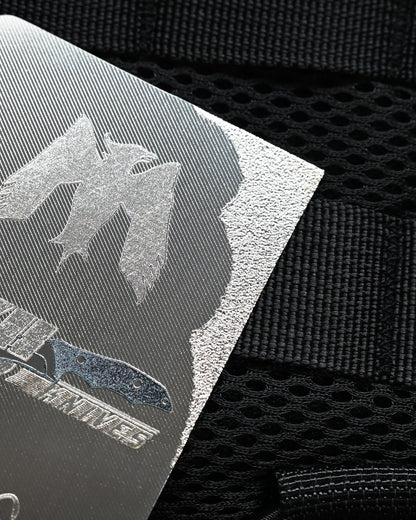 Kiku knives  Mummert Knives Titanium Card Knife Limited Collaboration