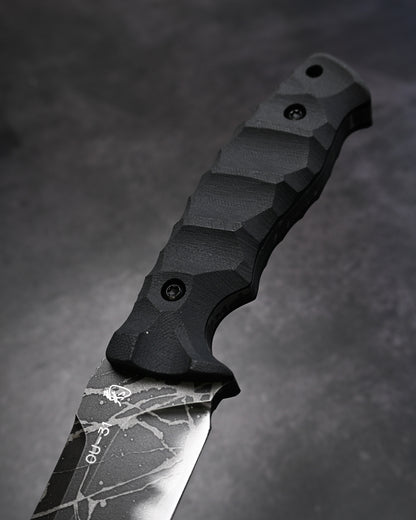 Rare Kiku Knives by Kikuo Matsuda Yukikaze　Custom Outdoor Knife OU-31 Blade