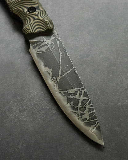 Kiku Matsuda Kikuknives Noduchi Hamaguri Outdoor Fixed Blade  Handcrafted in Japan