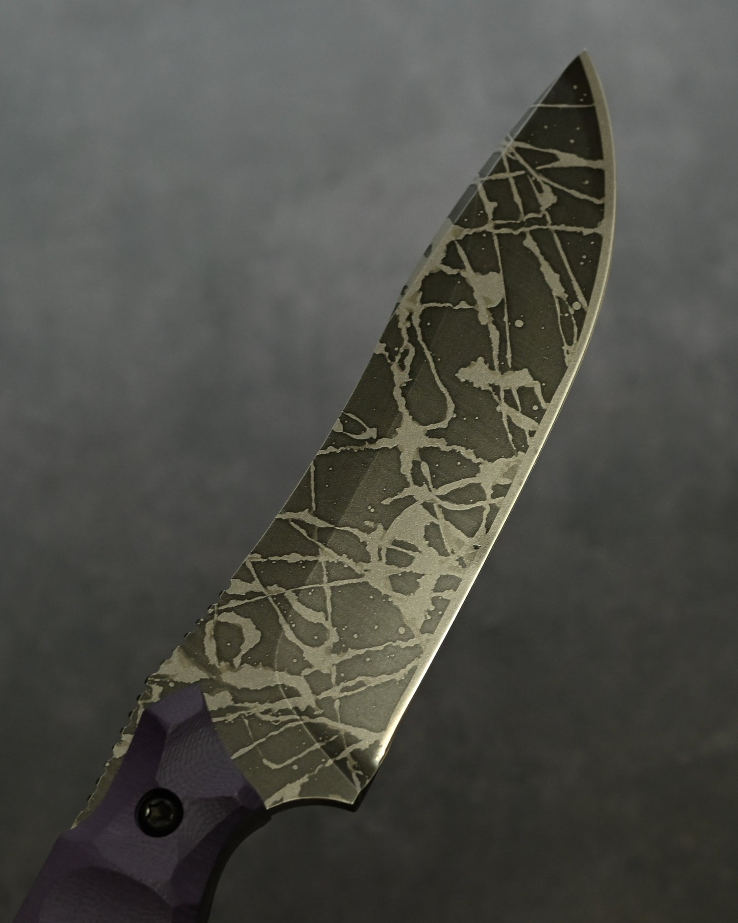 Limited Edition | Masayuki “Badger” — OU-31 Steel × Purple G10 Handle | KIKU-BAG