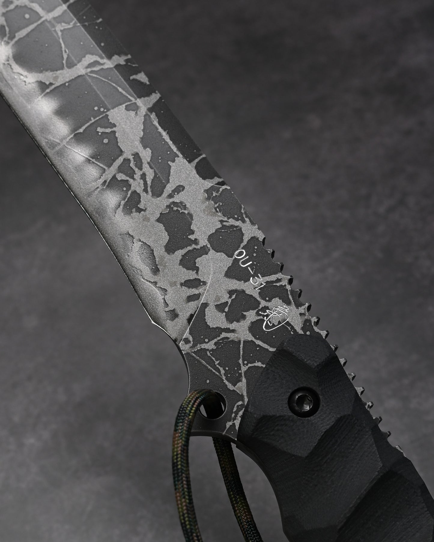 Rare Kiku Knives by Kikuo Matsuda “Yoroi Ryu” Custom Outdoor Knife – OU-31 Blade