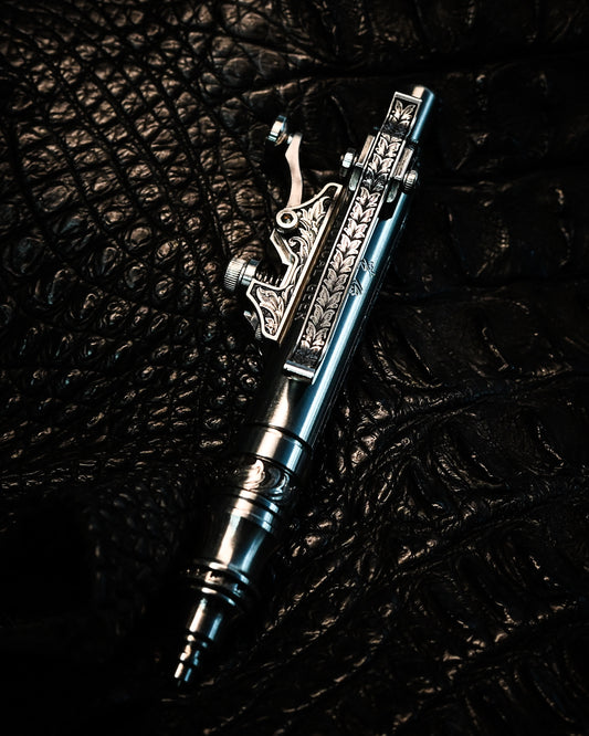 One-Off Artist Engraved EDC Pen by Xunmu｜Hidetoshi Nakayama × TacticalGeek Collaboration