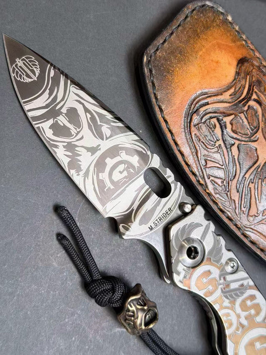 Starlingear × Strider Knives Custom SMF – Steel Flame Club Show Edition