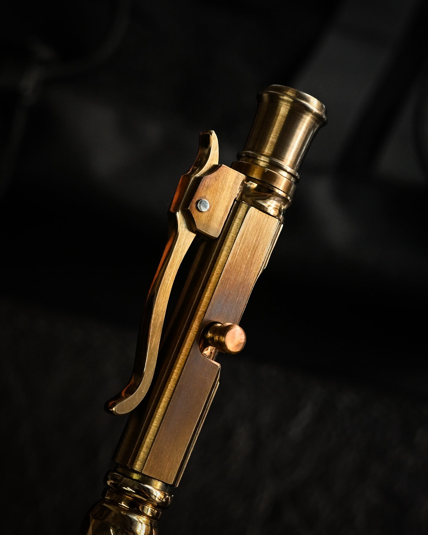 Hidetoshi Nakayama New Custom Tactical Pen Twist Pattern Body ＋ Damascus Blade Head