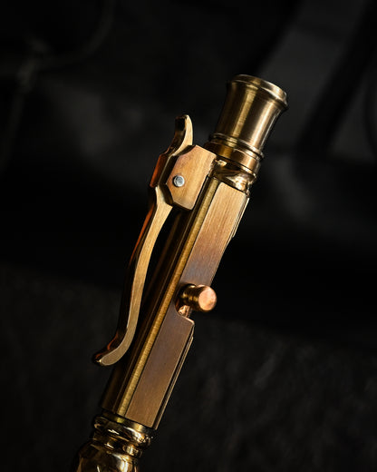 Hidetoshi Nakayama New Custom Tactical Pen Twist Pattern Body ＋ Damascus Blade Head