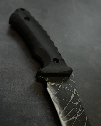 Limited Edition｜Kiku Matsuda “Nebura”｜OU-31 Outdoor Fixed Blade｜150 mm Blade｜Black G10 Handle｜Handmade in Japan