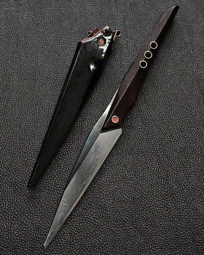 Recommended Artist Yukio Nibu One-Off Custom Knife No. R7-24 Reclaimed Japanese Sword Fragment