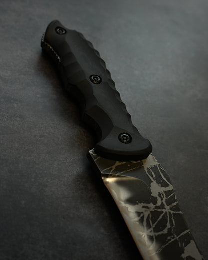 Kiku Matsuda “Police L”｜OU-31 Tool Steel × Black G10 Handle｜Handmade in Japan