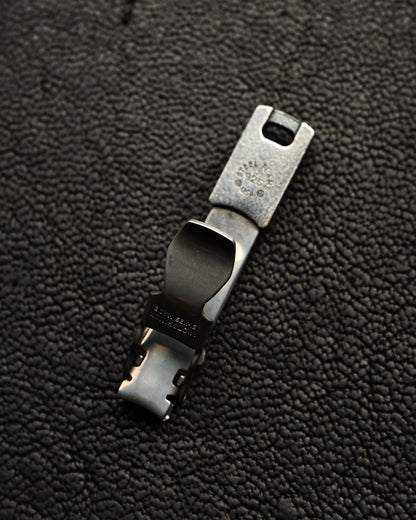 Discontinued and Rare Steel Flame Nail Clipper with Sterling Silver Claw Accent