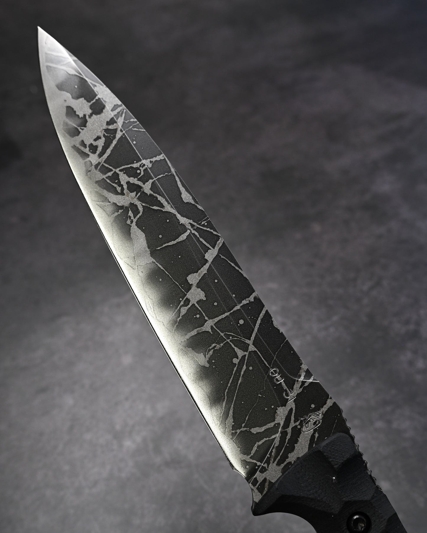 Rare Kiku Knives by Kikuo Matsuda Yukikaze　Custom Outdoor Knife OU-31 Blade