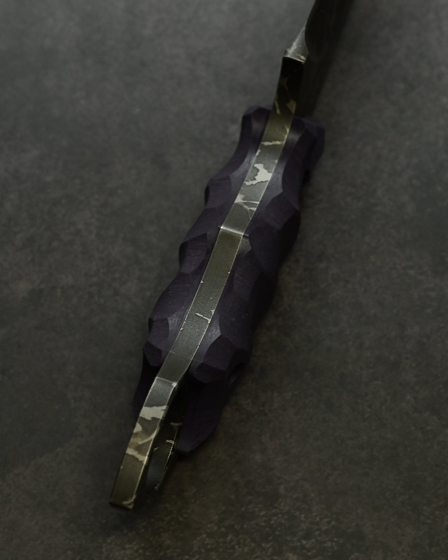 Limited Edition | Masayuki “Badger” — OU-31 Steel × Purple G10 Handle | KIKU-BAG