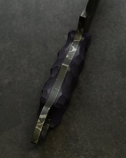 Limited Edition | Masayuki “Badger” — OU-31 Steel × Purple G10 Handle | KIKU-BAG