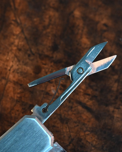 Elegant Sakura Multi-Tool Knife - Handmade by Katsuhiko Miura, Combining Utility and Aesthetics