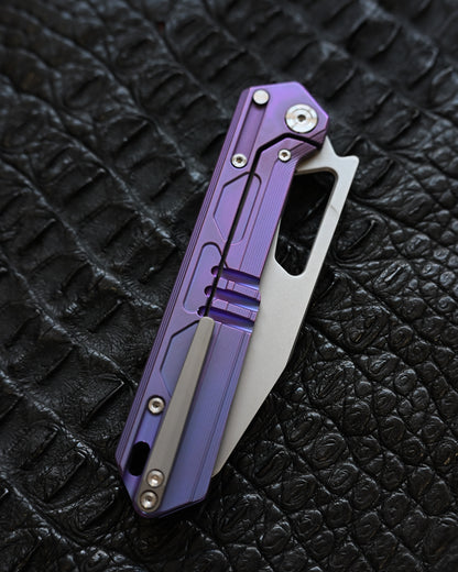 TACRAY DT03 Folding Cooking Knife – Purple (Limited Color)
