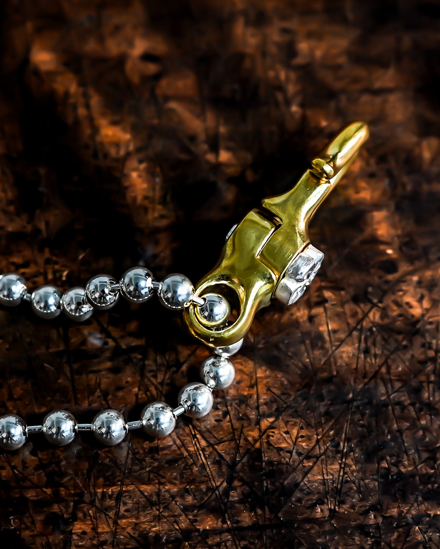 Made in Japan - Wtopia Works Handmade 925 Silver Chain with Brass and Silver Hook