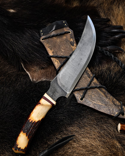 Made in Japan  Hidetsugu Shimada "Ishitora" Custom Handmade Hunting Knife