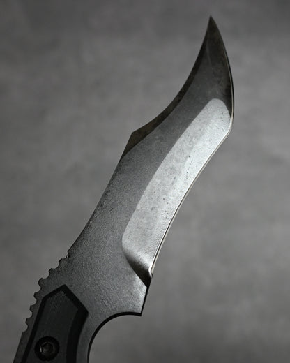 Black-One 日本製 固定刃ナイフ 松田菊男（松田昌之）作｜青紙スーパー鋼｜G10 ブラック