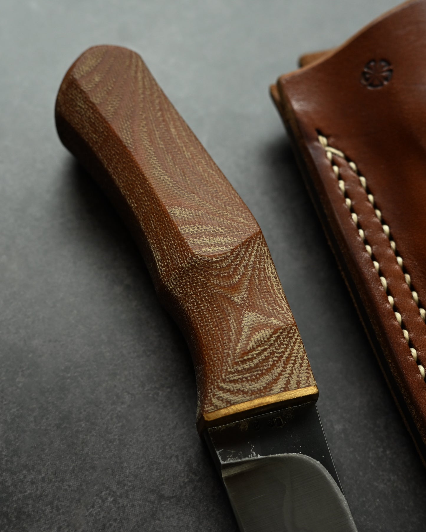 Wtopia Arawashi WP2 Straight Knife Japanese Made  Westinghouse Micarta