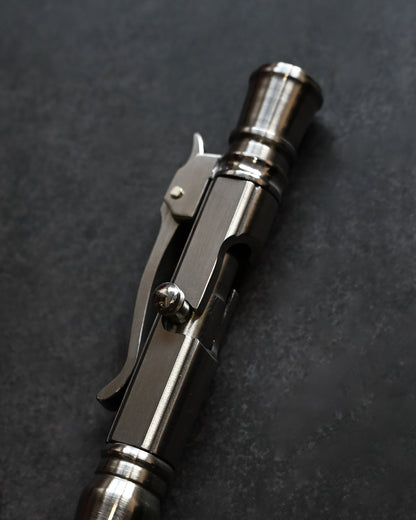 Hidetoshi Nakayama Kyoto Show Edition Stainless Steel Bolt-Action Tactical Pen & Knife