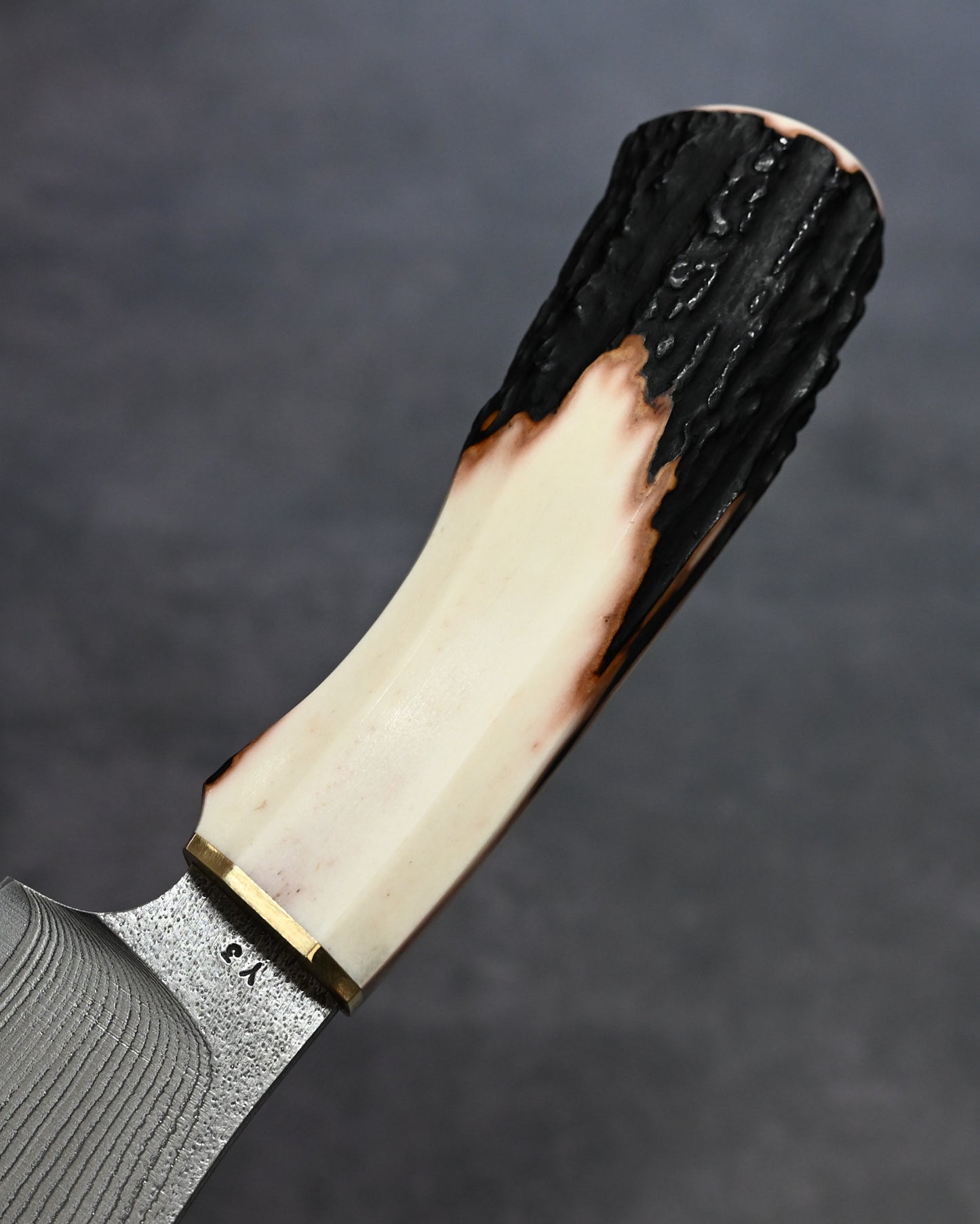 Sunizumi Knives “Little Brown” Full Custom Outdoor Bunka Knife Ginsan Damascus (#7)