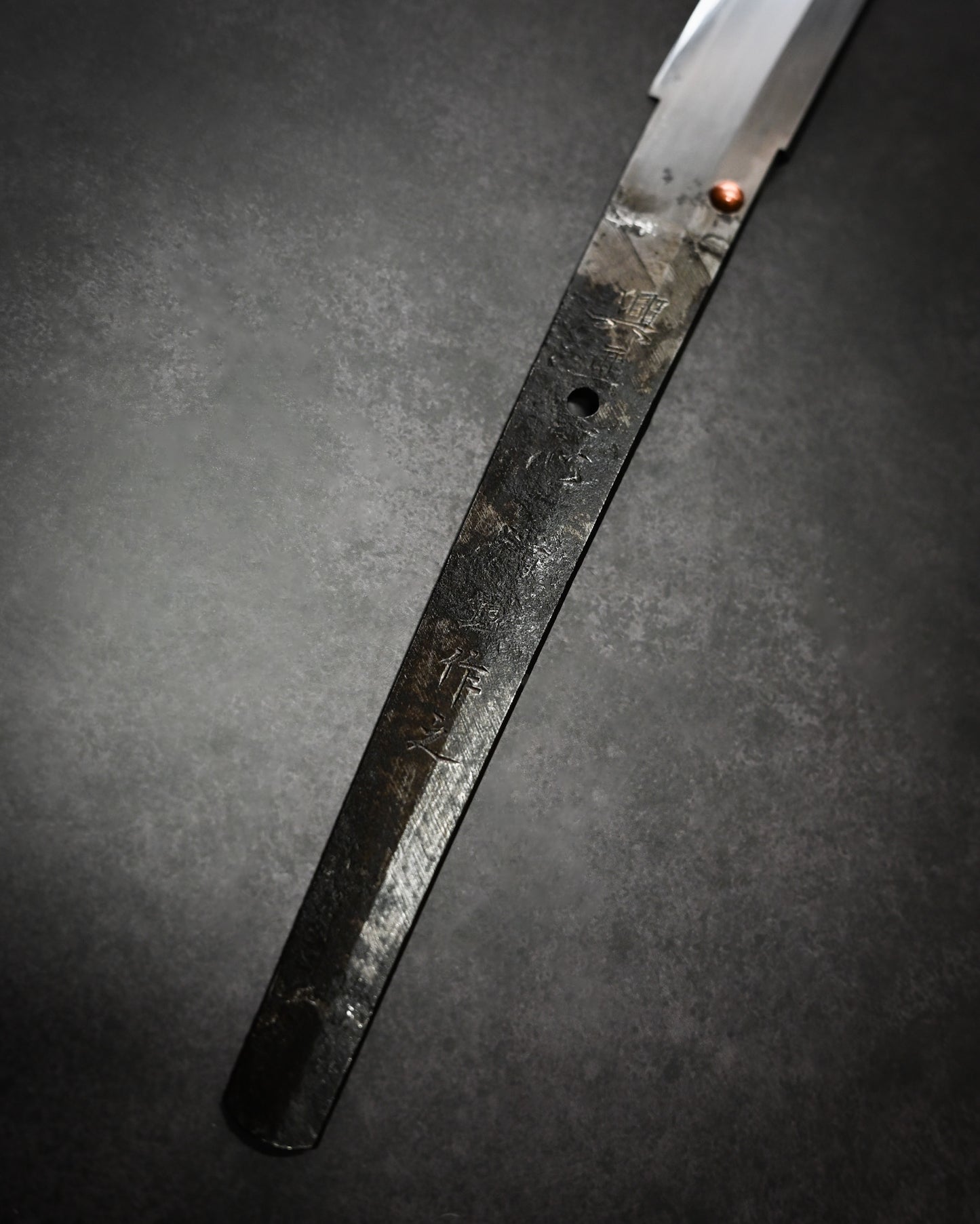 Yukio Nibu – One-Off Custom Knife R8-12 Reclaimed Mantetsu Sword Fragment (1940)