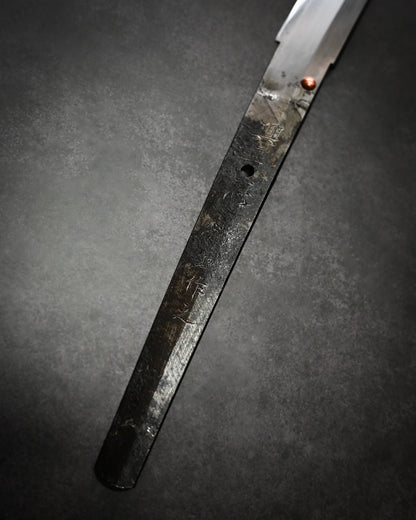 Yukio Nibu – One-Off Custom Knife R8-12 Reclaimed Mantetsu Sword Fragment (1940)