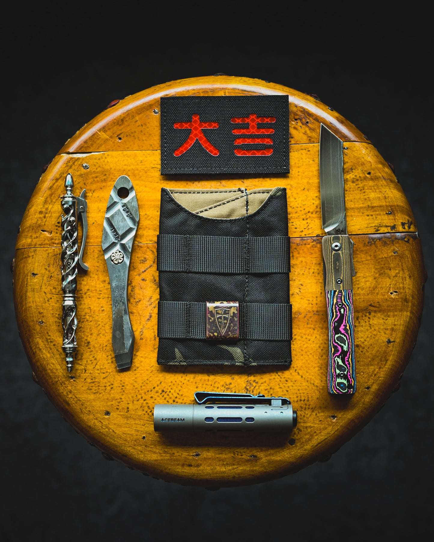 Sunizumi Select VIPERADE VE9 Pocket-Style EDC Tool Organizer with DIY Patch Area