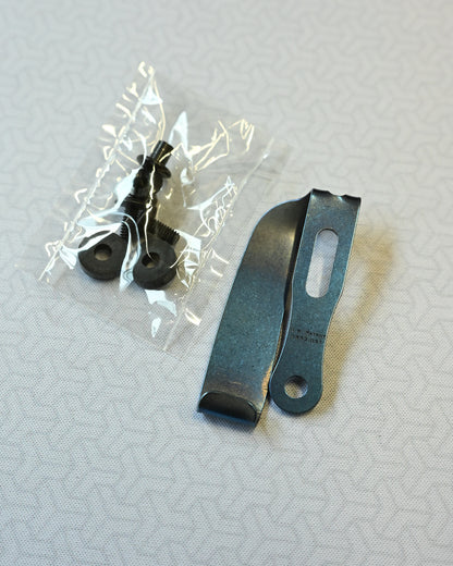 Mummert Knives × Kiku Knives Titanium Belt Clip  (Compatible with Kydex Sheaths)