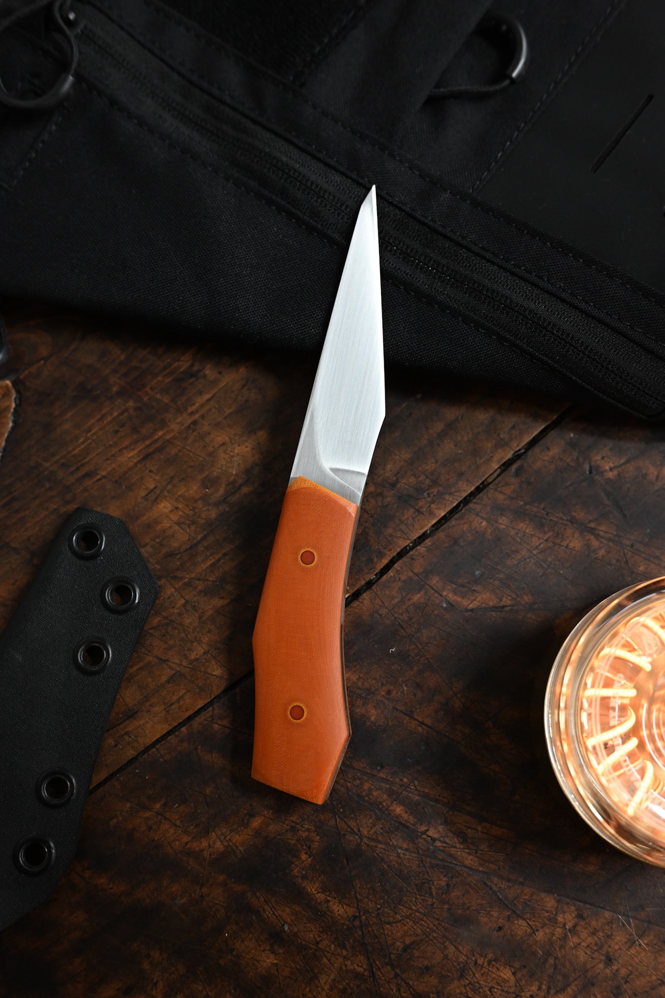 Morimoto Yusuke Handmade Japanese Kiridashi Knife – 2025 Kyoto Exhibition Limited Edition | D2 Steel Blade | Micarta Handle