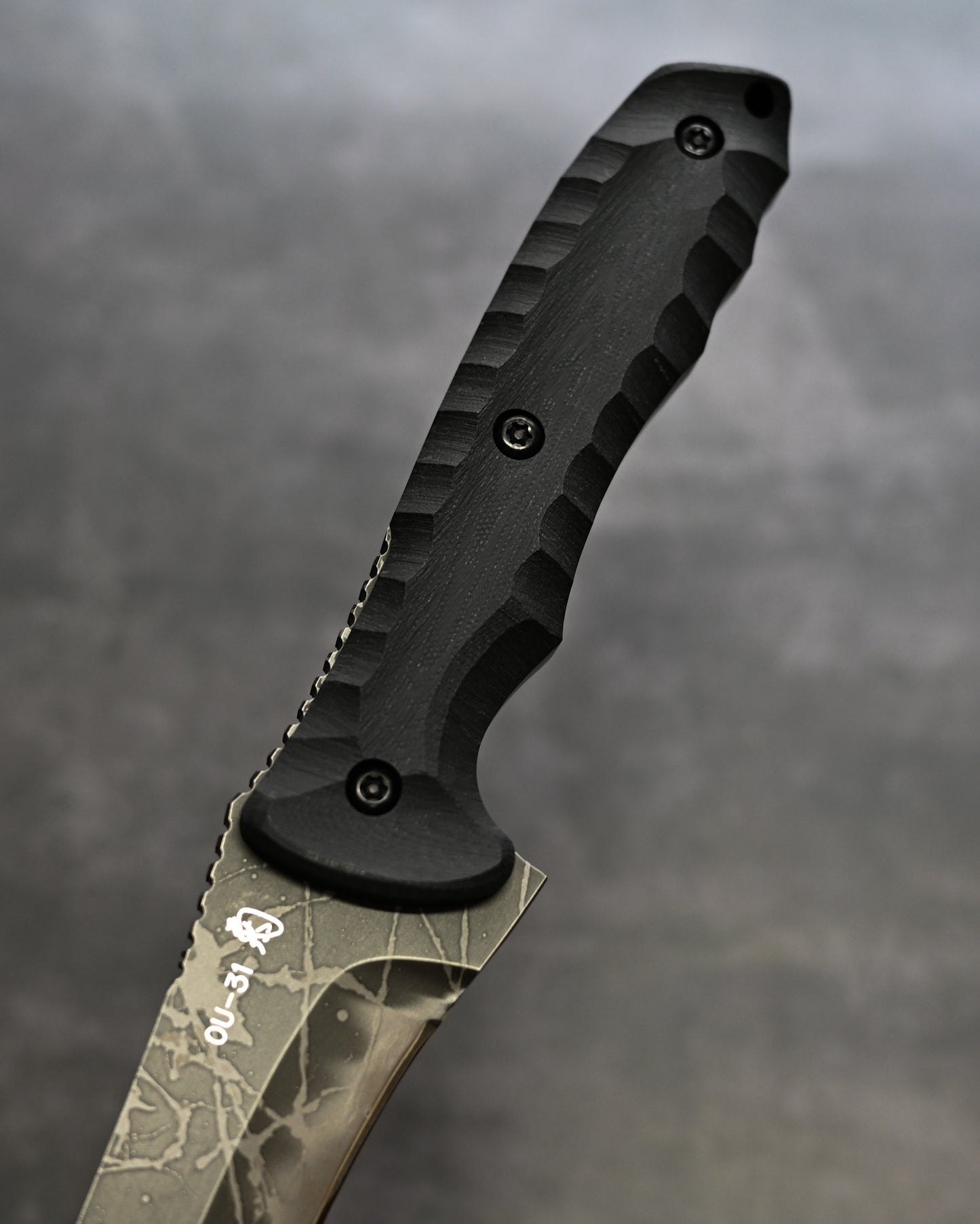 松田菊男作「銀龍」 OU-31鋼材・G10ハンドル 極めて希少・極厚ブレード仕様