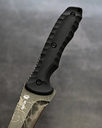 松田菊男作「銀龍」 OU-31鋼材・G10ハンドル 極めて希少・極厚ブレード仕様