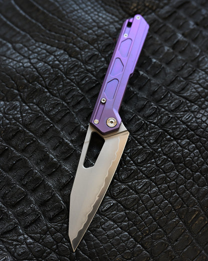 TACRAY DT03 Folding Cooking Knife – Purple (Limited Color)