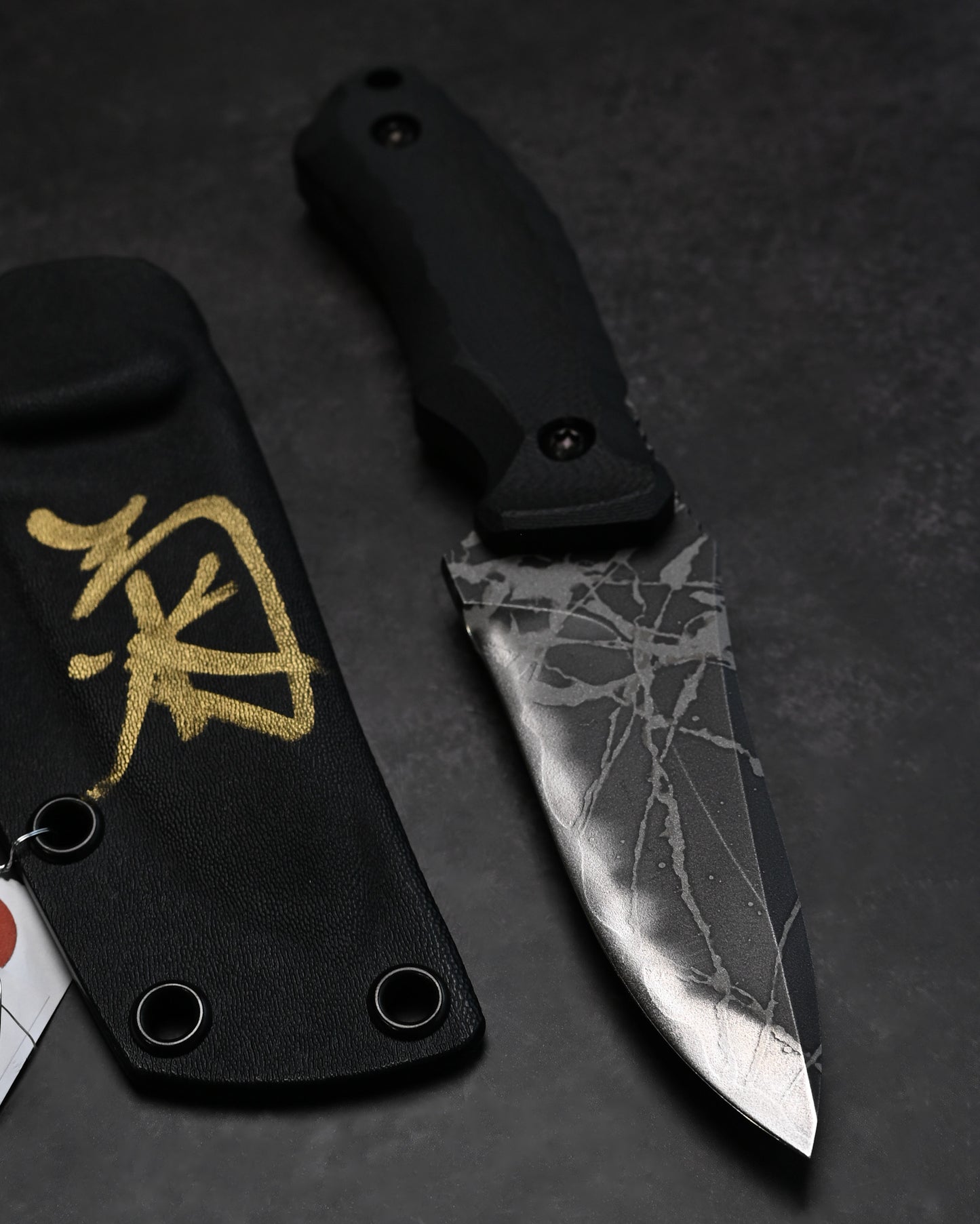 松田菊男 銀座展示会モデル 不忍-SHINOBAZU｜OU-31鋼 ブラックG10 本人直筆サイン入り