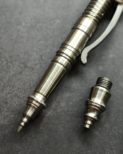 Hidetoshi Nakayama Bolt-Action Rotating Pen – Hidden Mechanism, Dual-Length Design