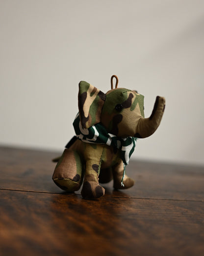Sunizumi Shoten × Kotobukidou Camo Elephant Custom Mascot Charm