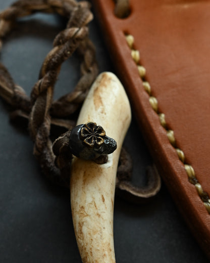 Wtopia BLACK RHINO アウトドアナイフ｜R2積層鋼｜関市ナイフショー限定｜日本製ハンドメイド