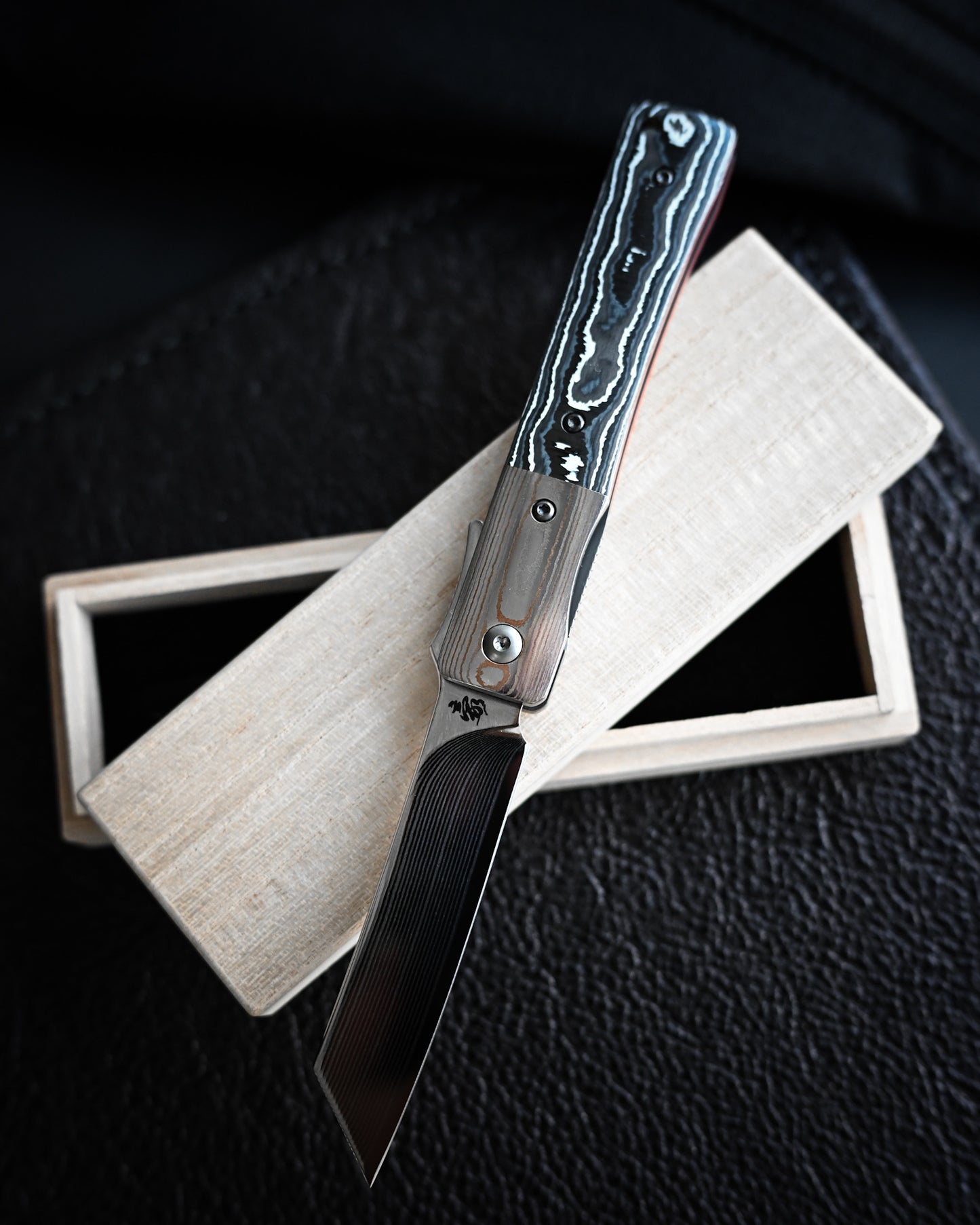 haoworks Eirou Atsumori Custom Folding Knife
