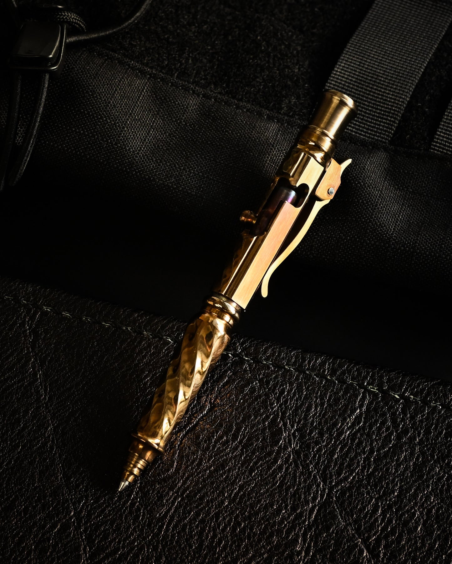 Hidetoshi Nakayama New Custom Tactical Pen Twist Pattern Body ＋ Damascus Blade Head