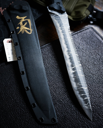 希少 Kiku Knives 松田菊男 隼鷹 XL カスタムアウトドアナイフ OU-31ブレード