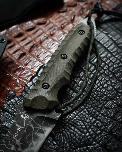 Kiku Matsuda × Kiku Knives｜FUJIN Tactical Knife – Ginza Exhibition Special (Rare Collector’s Edition, Extra Thick Blade)