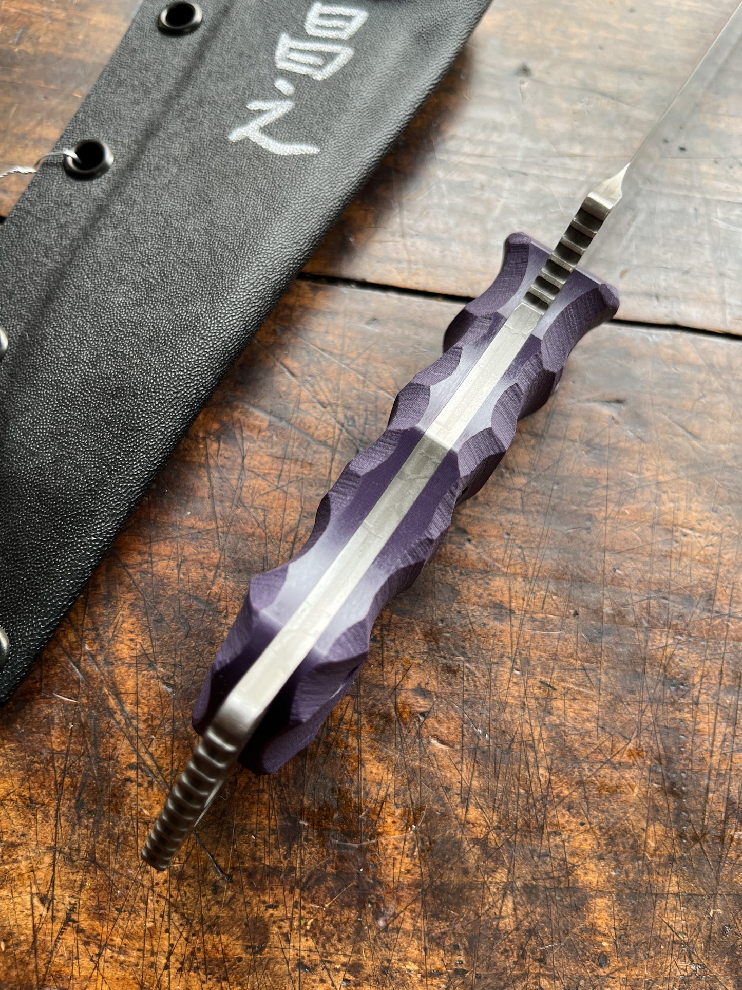 Rare Kiku Knives Fish Neo – Kikuo Matsuda & Masayuki Matsuda SPG-2 San Mai Custom Fixed Blade Knife