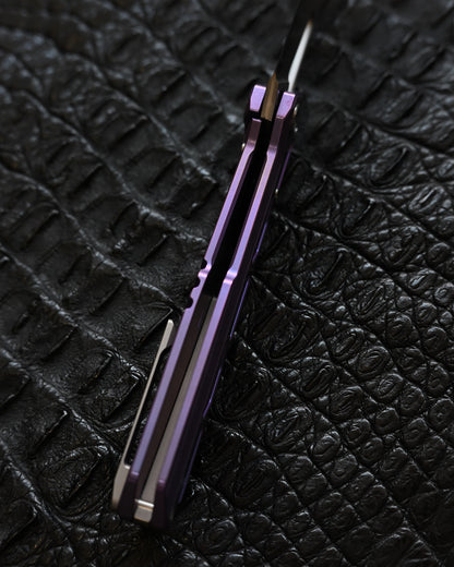 TACRAY DT03 Folding Cooking Knife – Purple (Limited Color)